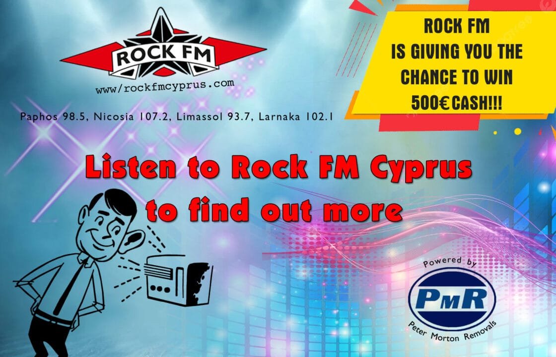Rock FM Cyprus - Competition: Win €500 Cash with Rock FM Cyprus