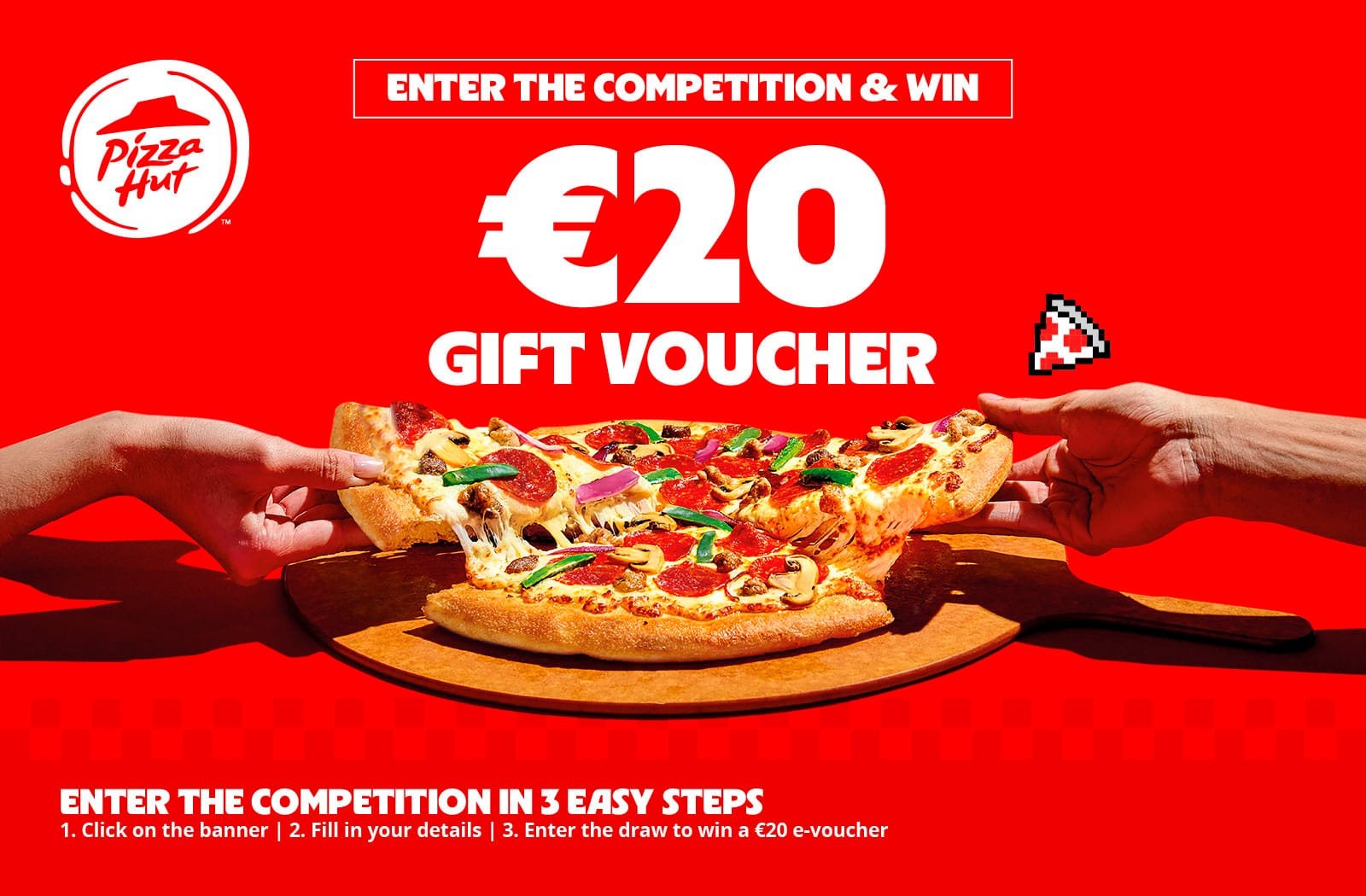 Rock FM Cyprus - Rock Deal: Pizza Hut - €20 Gift Voucher